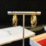 AAA Copy Celine Jewelry - Yellow Gold Spiral Earrings